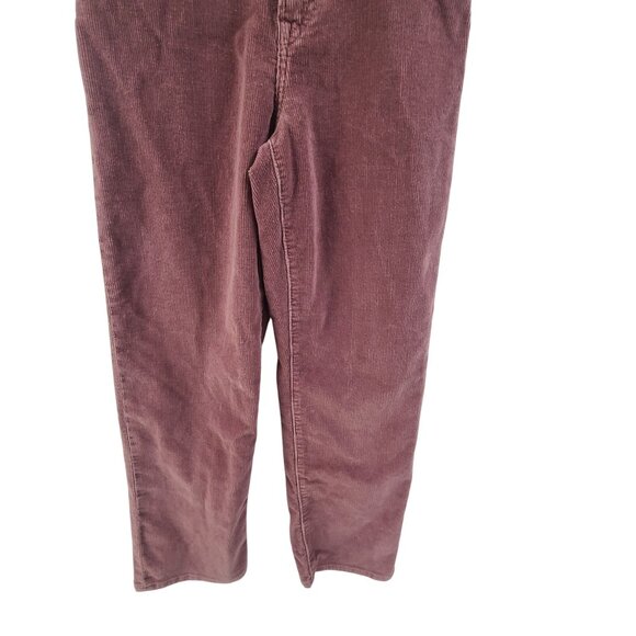 Levis Premium Ribcage Corduroy Straight Ankle Zip - Decadent Chocolate Size 25 - Picture 2 of 11